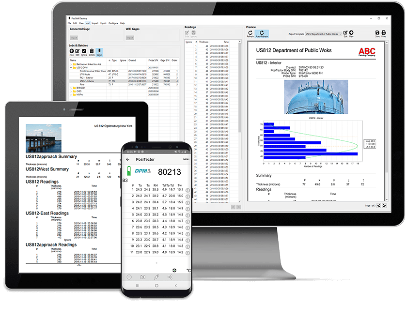 PosiSoft software by DeFelsko